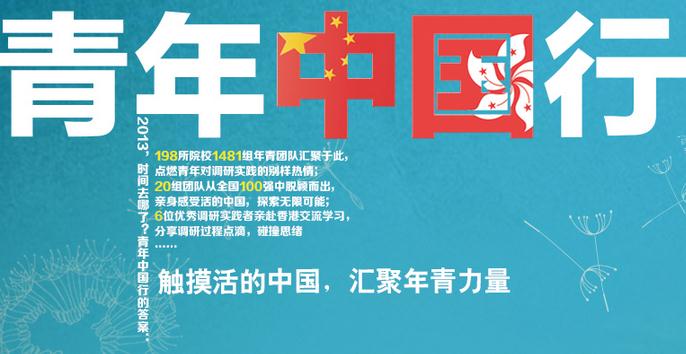 2014年“青年中国行”大学生暑期社会调研活动