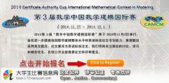 2014年第三届数学中国数学建模国际赛（小美赛）