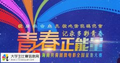 “青春正能量”2015海南共青团微电影全国征集大赛