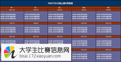 2015全国电子竞技大赛（NEST2015 总奖金150万）