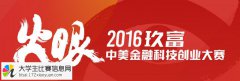 火眼·2016玖富中美金融科技创业大赛